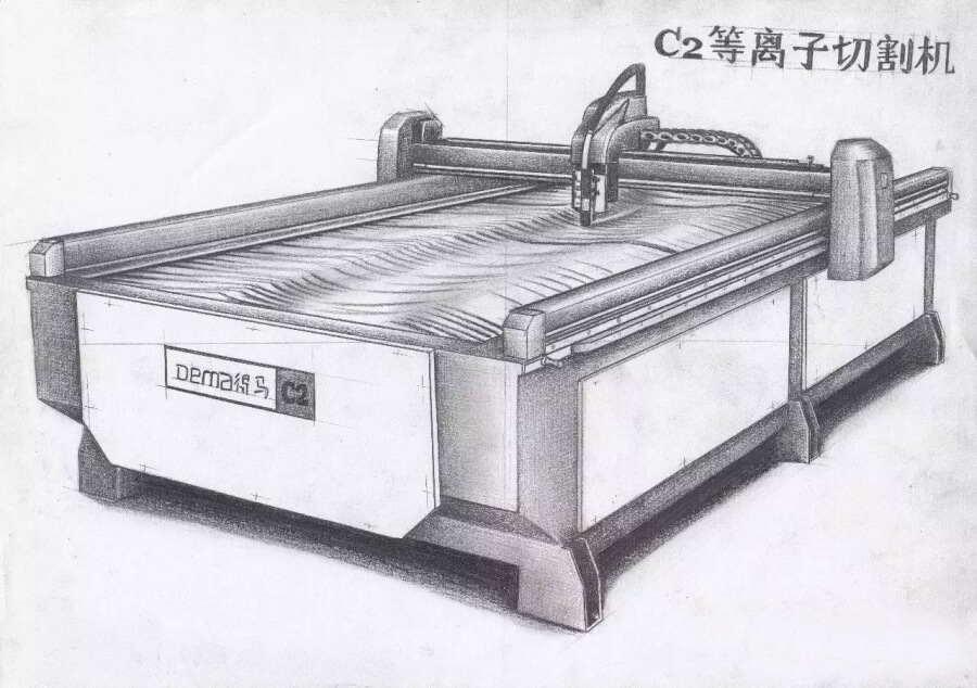 DEMA-C2等離子切割機素描